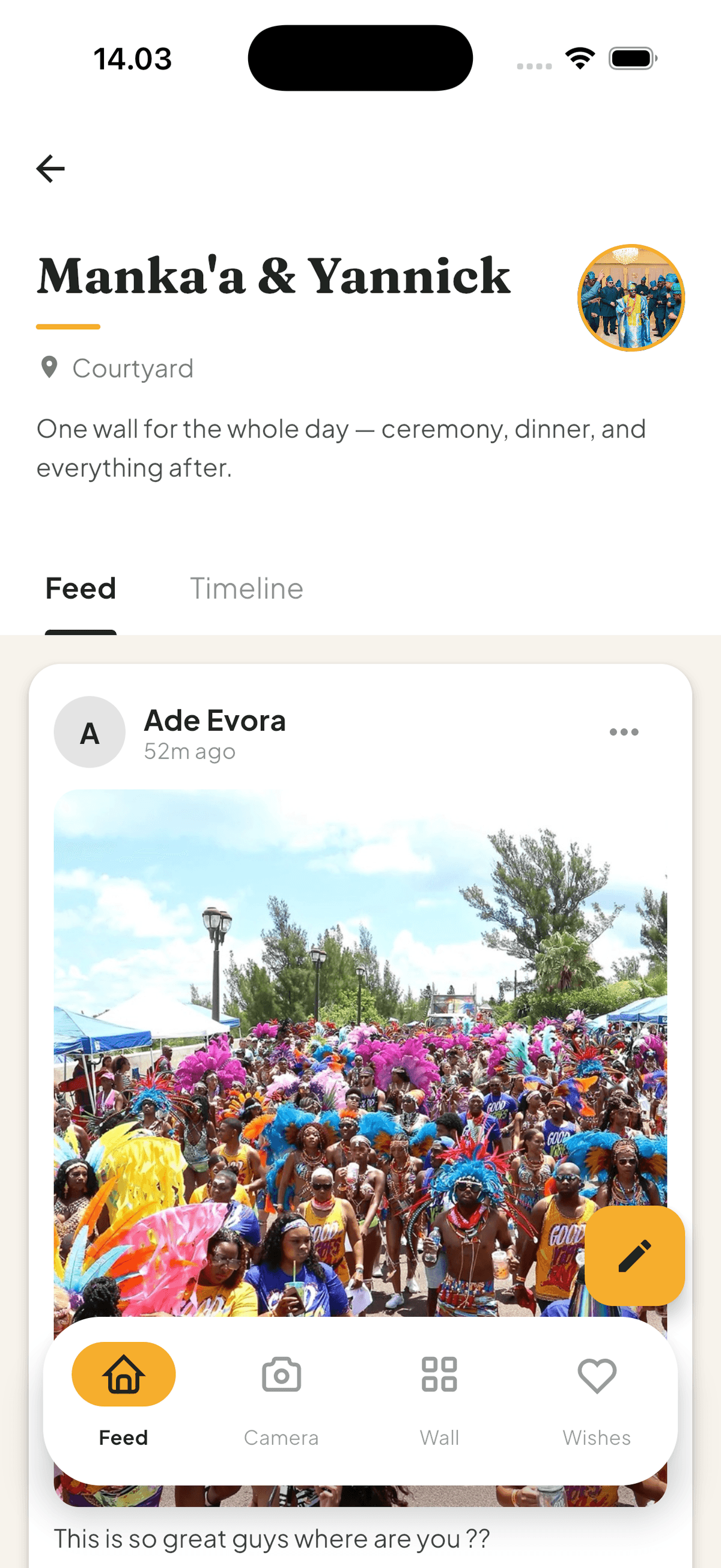Chakap capture with event frames screen
